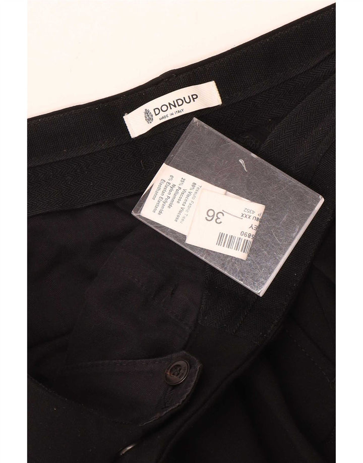 Dondup Herre Slim Chino Bukser W36 L34 Sort Viscose