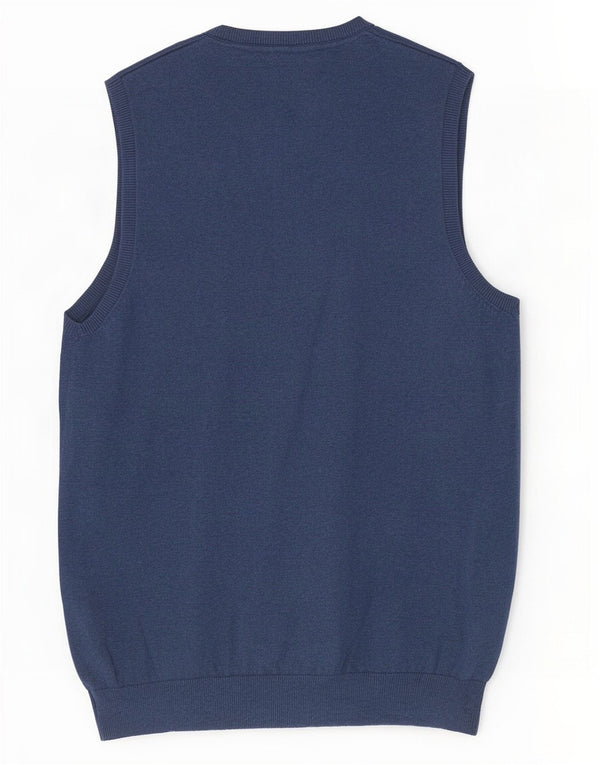 Marks & Spencer Herrevest Tank Top Stor Marineblå Bomuld