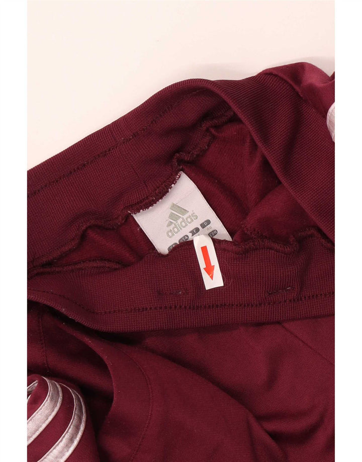 Adidas Dame træningsdragt Bukser Joggers UK 16 Large Maroon Polyester