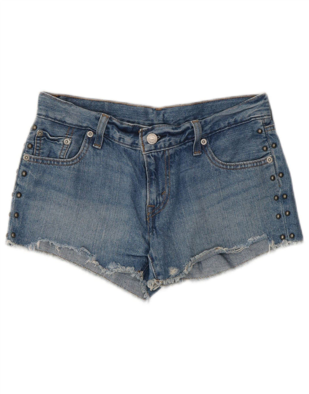 Levi's Dame Denim Denim Shorts W26 Små Blå Bomuld