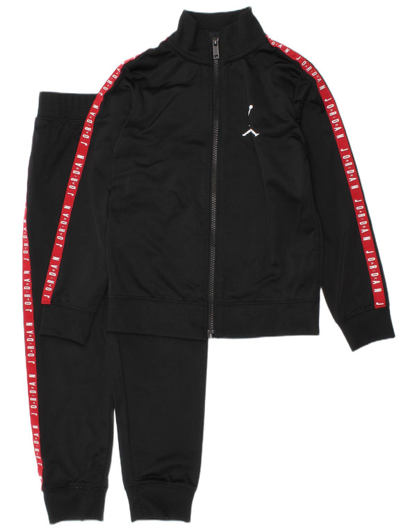 Jordan Boys Graphic Full Tracksuit 5-6 år Sort Colourblock Polyester