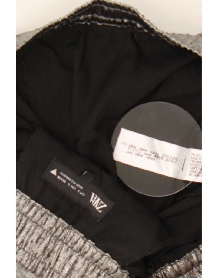 Zara Damebukser med brede ben Large W30 L31 Sølv Polyester