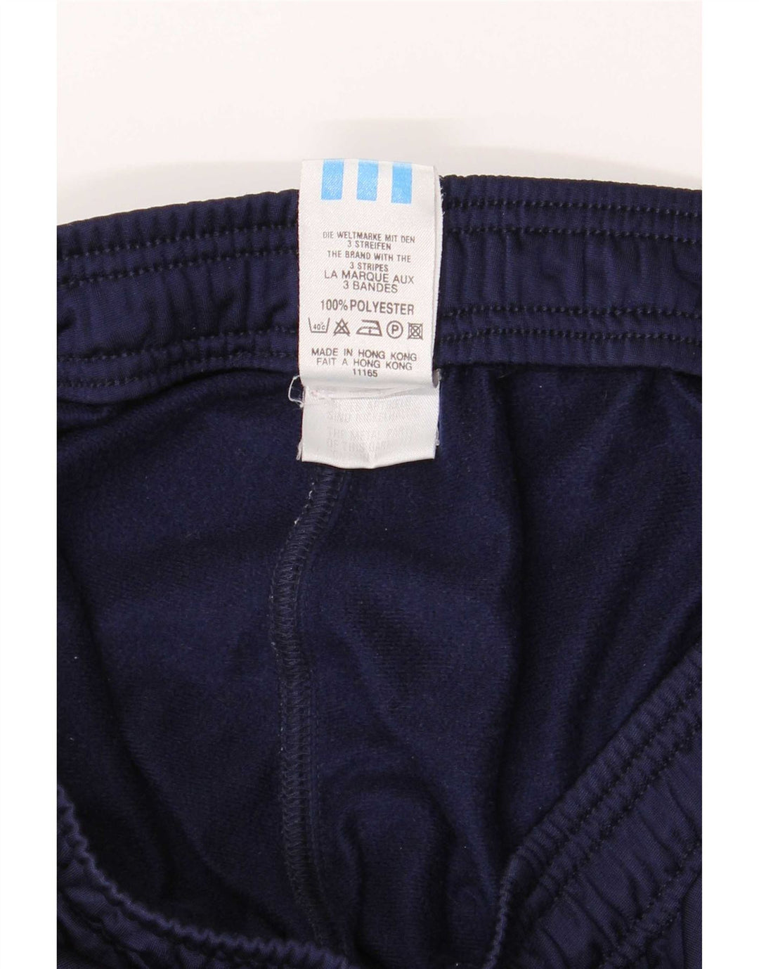 Adidas Træningsdragtsbukser til mænd UK 38/40 Medium Navy Blue Polyester