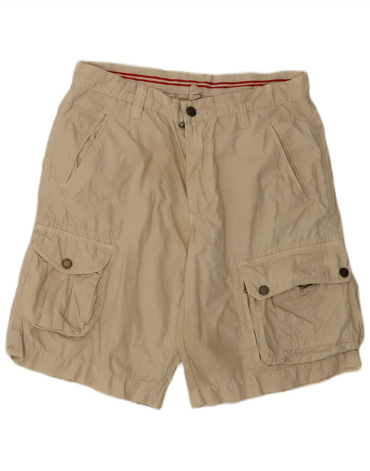 Zara Herre Cargo Shorts EU 42 Large W32 Beige