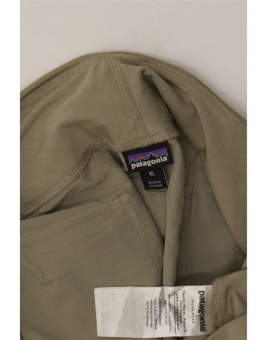 Patagonia Dame Sports Shorts UK 18 XL Beige Polyester