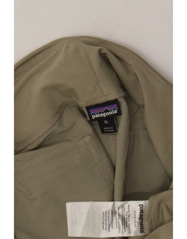 Patagonia Dame Sports Shorts UK 18 XL Beige Polyester