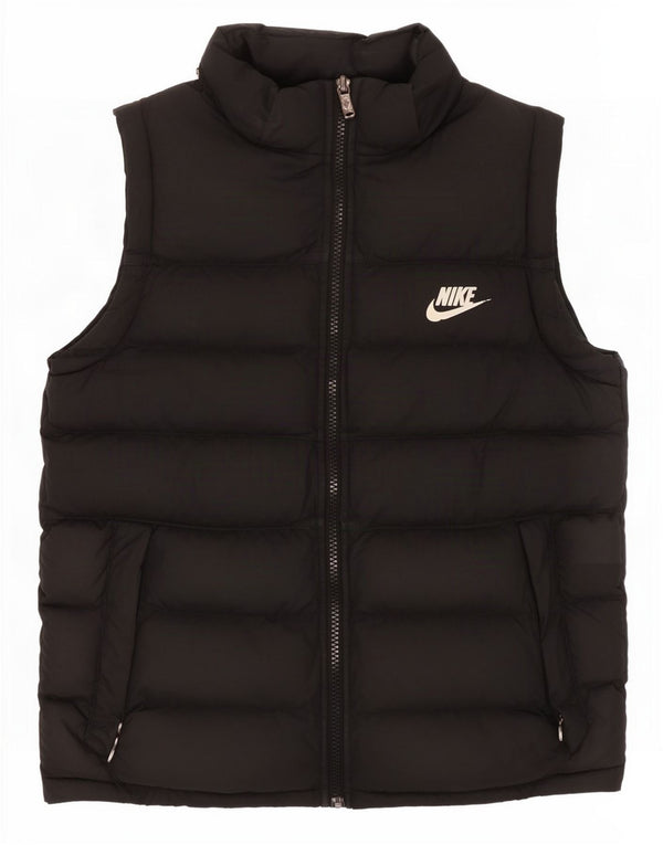 Nike Boys Polstret Gilet 12-13 år Stor sort polyester