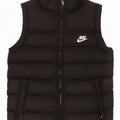 Nike Boys Polstret Gilet 12-13 år Stor sort polyester