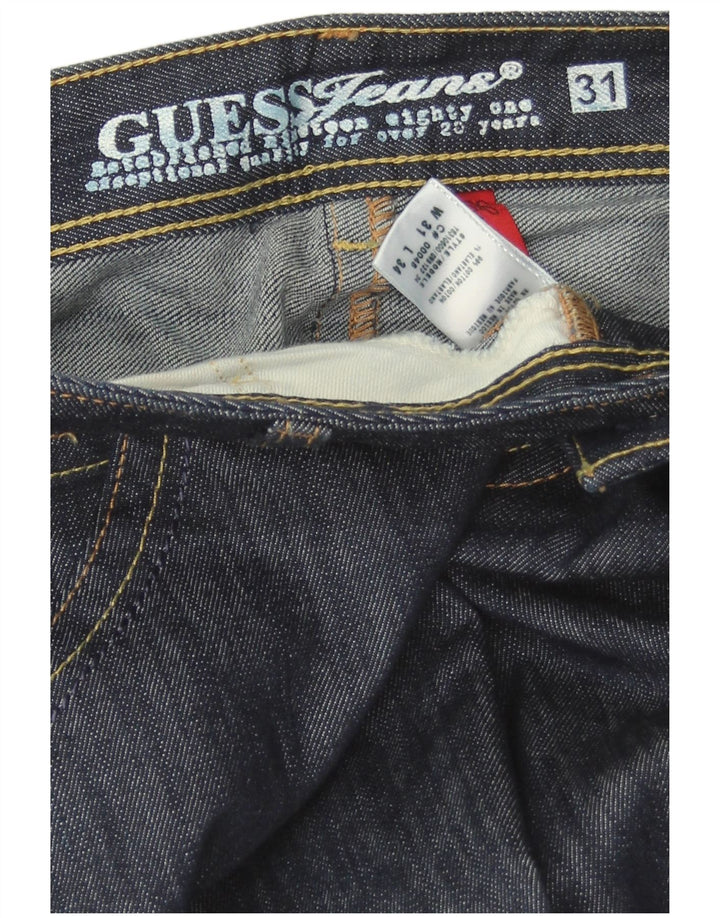 Guess Dame Bootcut Jeans W31 L34 Marineblå Bomuld