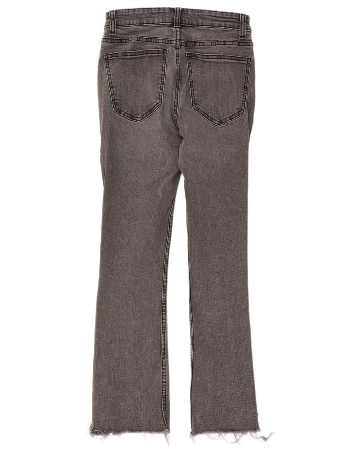 ZARA Womens Bootcut Jeans EU 36 XS W26 L26 Grey Cotton