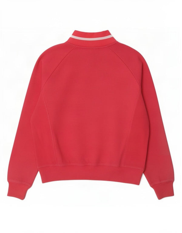 Fila Dame Sweatshirt Jumper UK 14 Medium Pink Bomuld
