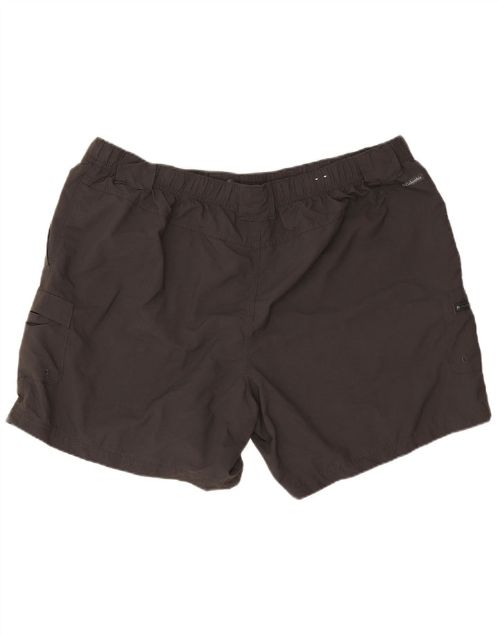 Columbia Herre Cargo Shorts XL W36 Sort Nylon