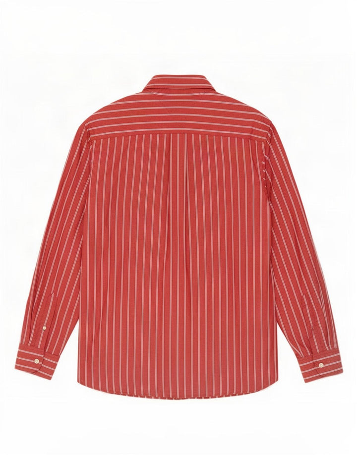 Tommy Hilfiger Herreskjorte Medium Rød Nålestribet Bomuld