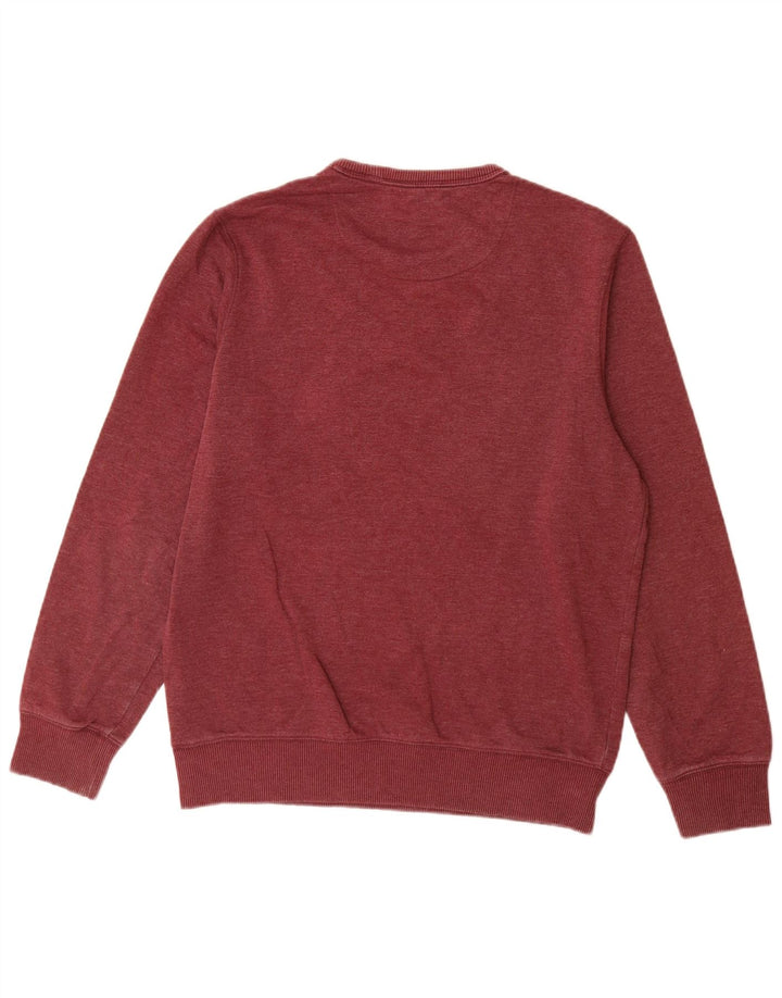 Marks & Spencer Herre sweatshirt Jumper Medium Bourgogne bomuld