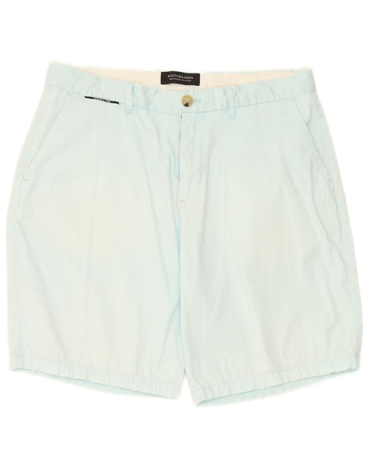 Scotch & Soda Chino Shorts til mænd W31 Medium Blue Bomuld