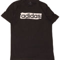 Adidas Herre grafisk T-shirt Top Medium Sort Bomuld