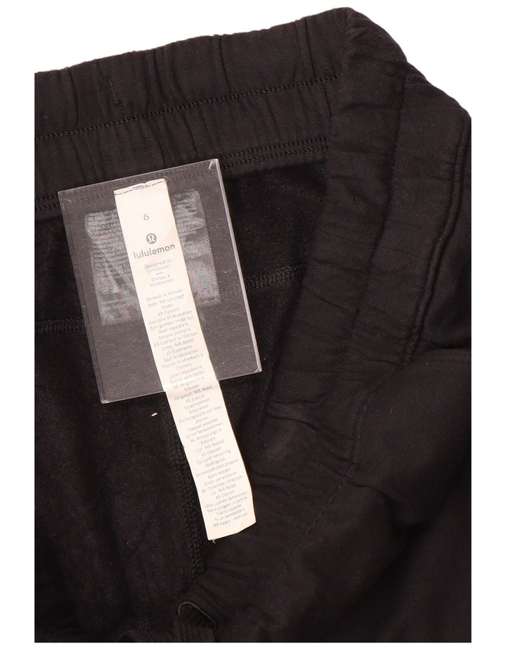 Lululemon Womens Wide Leg Tracksuit Bukser US 6 Medium Black Modal