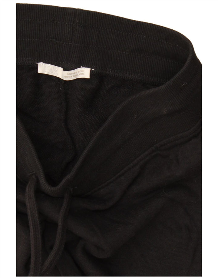Zara Dame Flare træningsdragt Bukser UK 12 Medium Sort