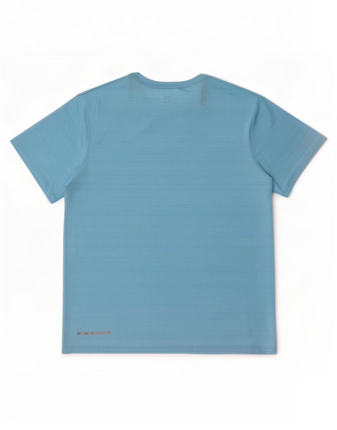 Nike Herre Dri Fit T-Shirt Top Stor Blå Nålestribet Polyester