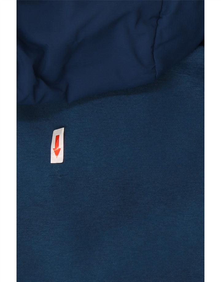 Jack Wolfskin Herre Hooded Windbreaker Jacket UK 36/38 Small Blue Polyester