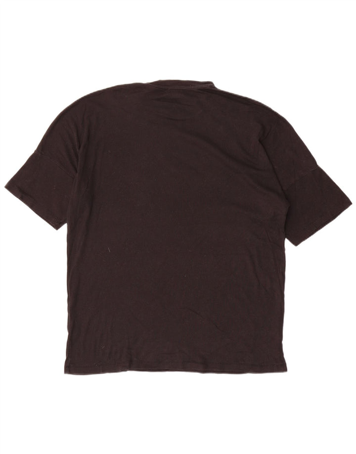 Cos Herre T-Shirt Top Medium Sort Bomuld