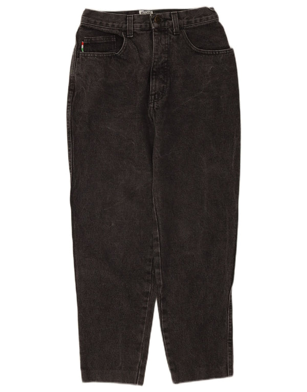 Moschino Womens Cropped Jeans W28 L25 Sort bomuld