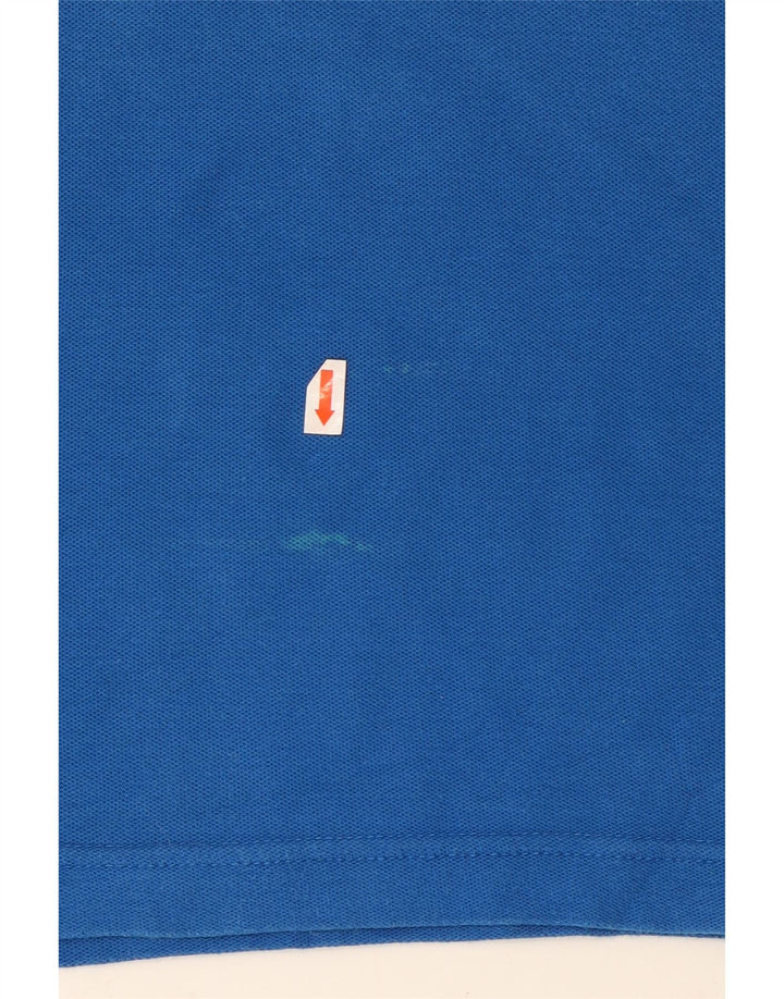 FILA Mens Polo Shirt Large Blue Cotton