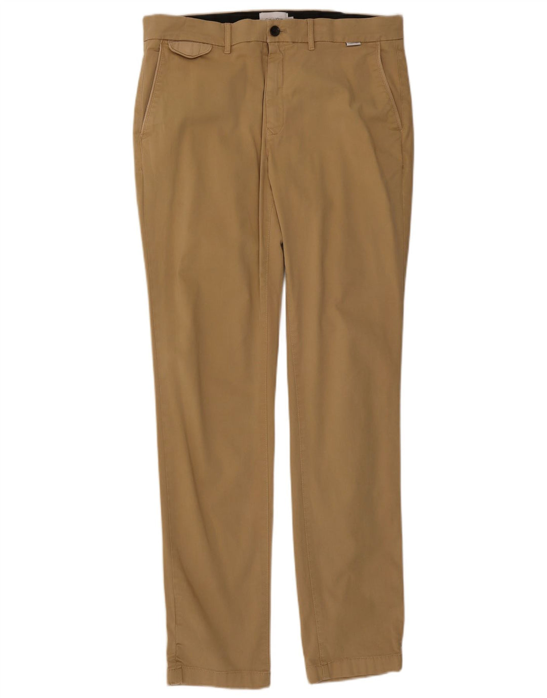Calvin Klein Herre Slim Chino Bukser W36 L34 Beige
