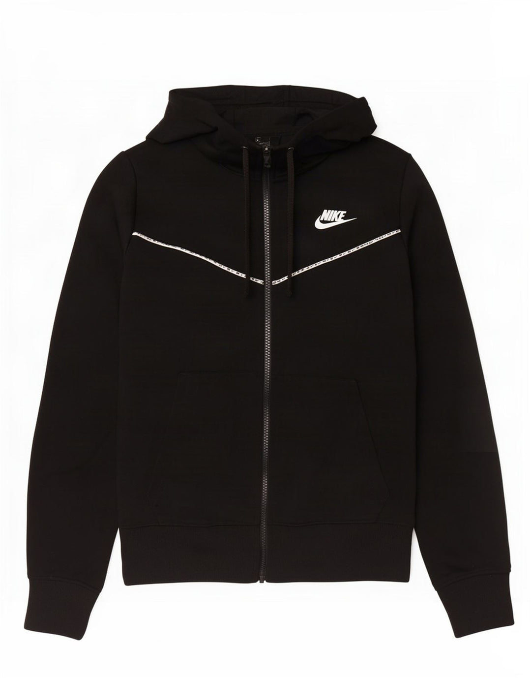 Nike Træningsdragt med hætte til mænd, lille, sort polyester