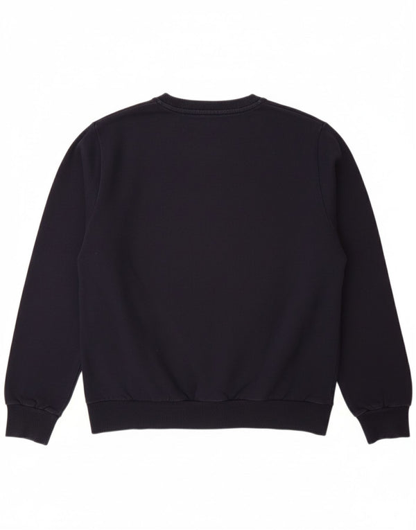 BIKKEMBERGS Grafisk sweatshirt til drenge 15-16 år marineblå bomuld