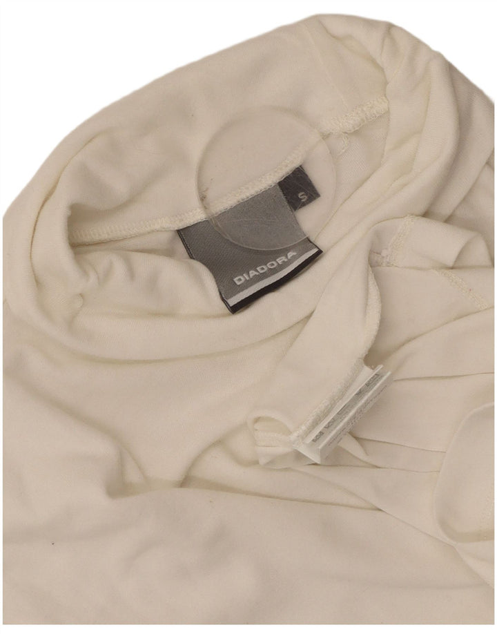 Diadora herre top langærmet lille hvid bomuld