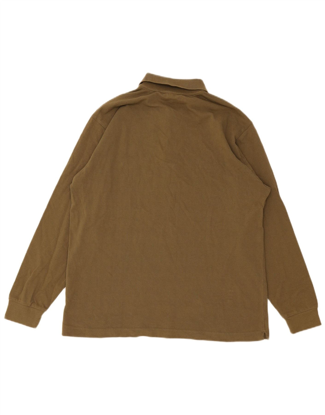 Kappa Langærmet Polo Shirt til mænd Medium Khaki Bomuld