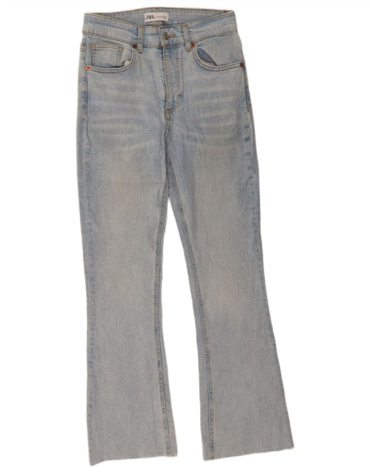 Zara Dame Flared Jeans EU 38 Small W28 L27 Blå