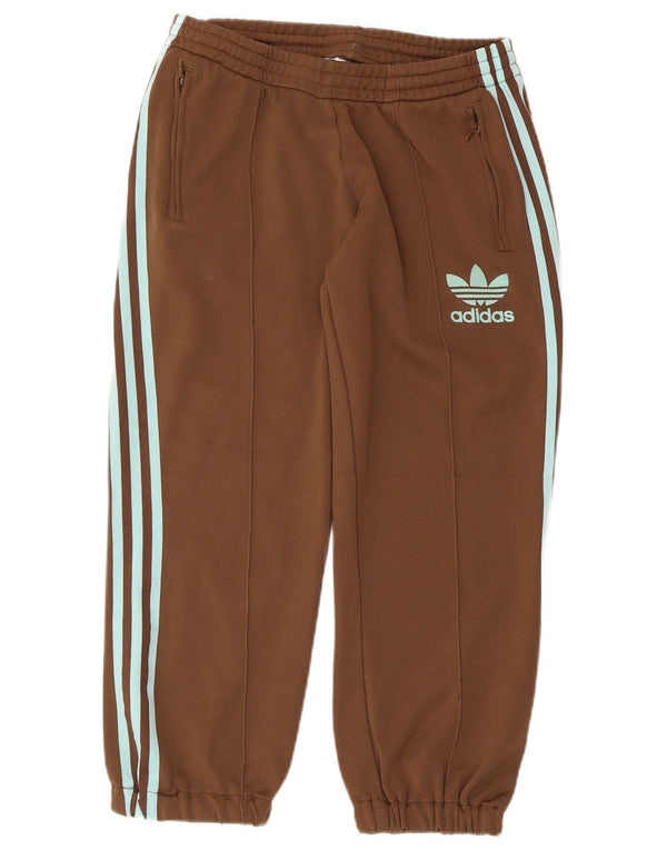 Adidas Pige Træningsdragt Bukser Joggers 13-14 År Brun Polyester