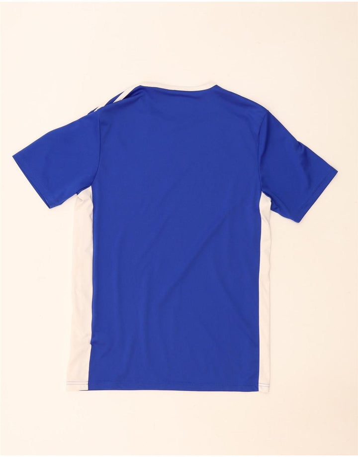 Adidas Herre Aeroready T-Shirt Top Lille Blå Colourblock Polyester