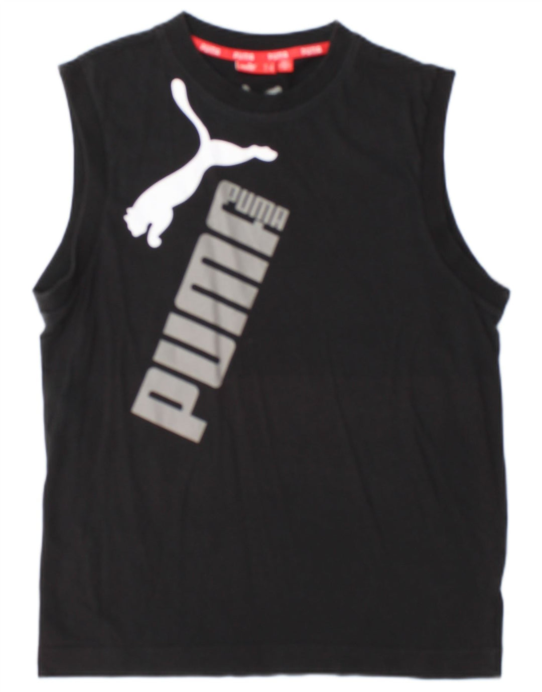 Puma Herre Grafisk T-Shirt Top Medium Sort