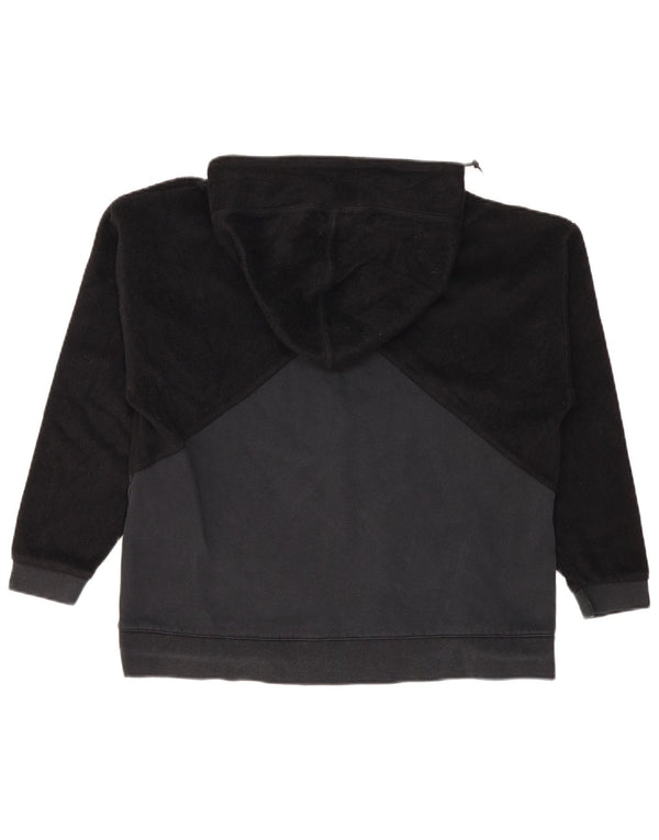 Puma oversized hættetrøje til kvinder UK 10 Small Black Colourblock