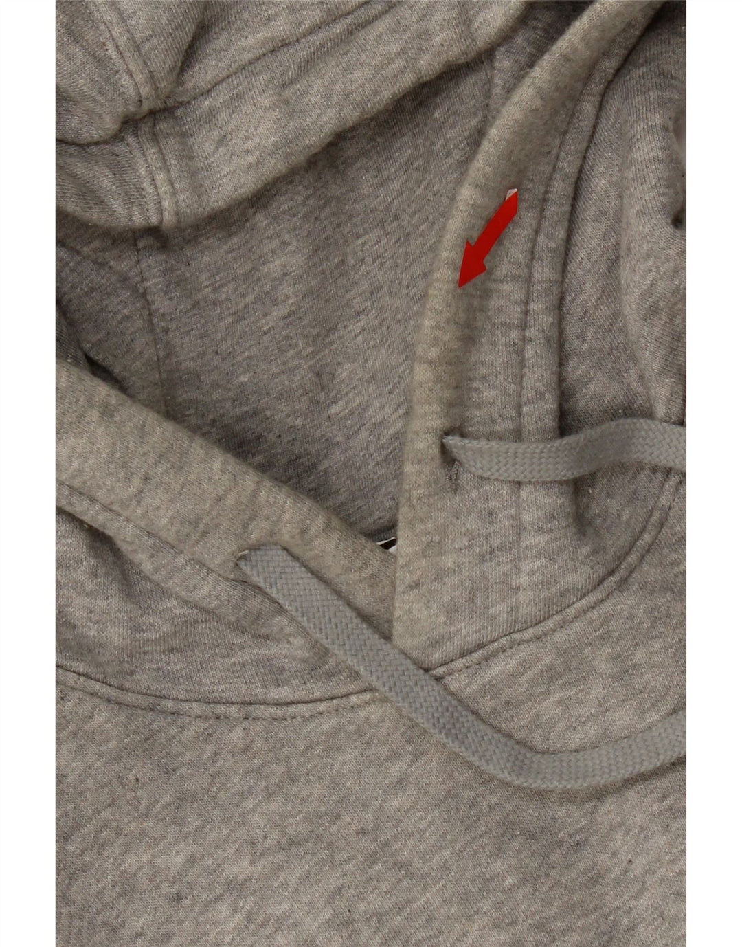 Nike grafisk hættetrøje til mænd mellemgrå flækket bomuld