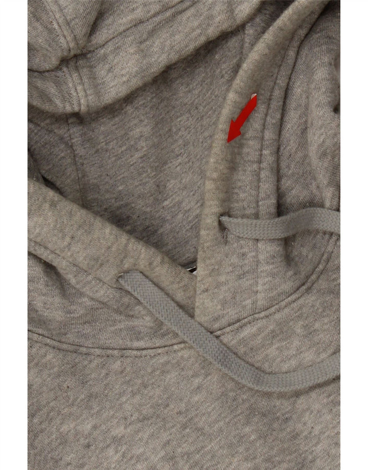 Nike grafisk hættetrøje til mænd mellemgrå flækket bomuld