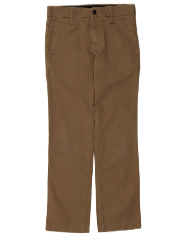 Volcom Boys Lige Chinobukser 9-10 år W25 L26 Beige Bomuld