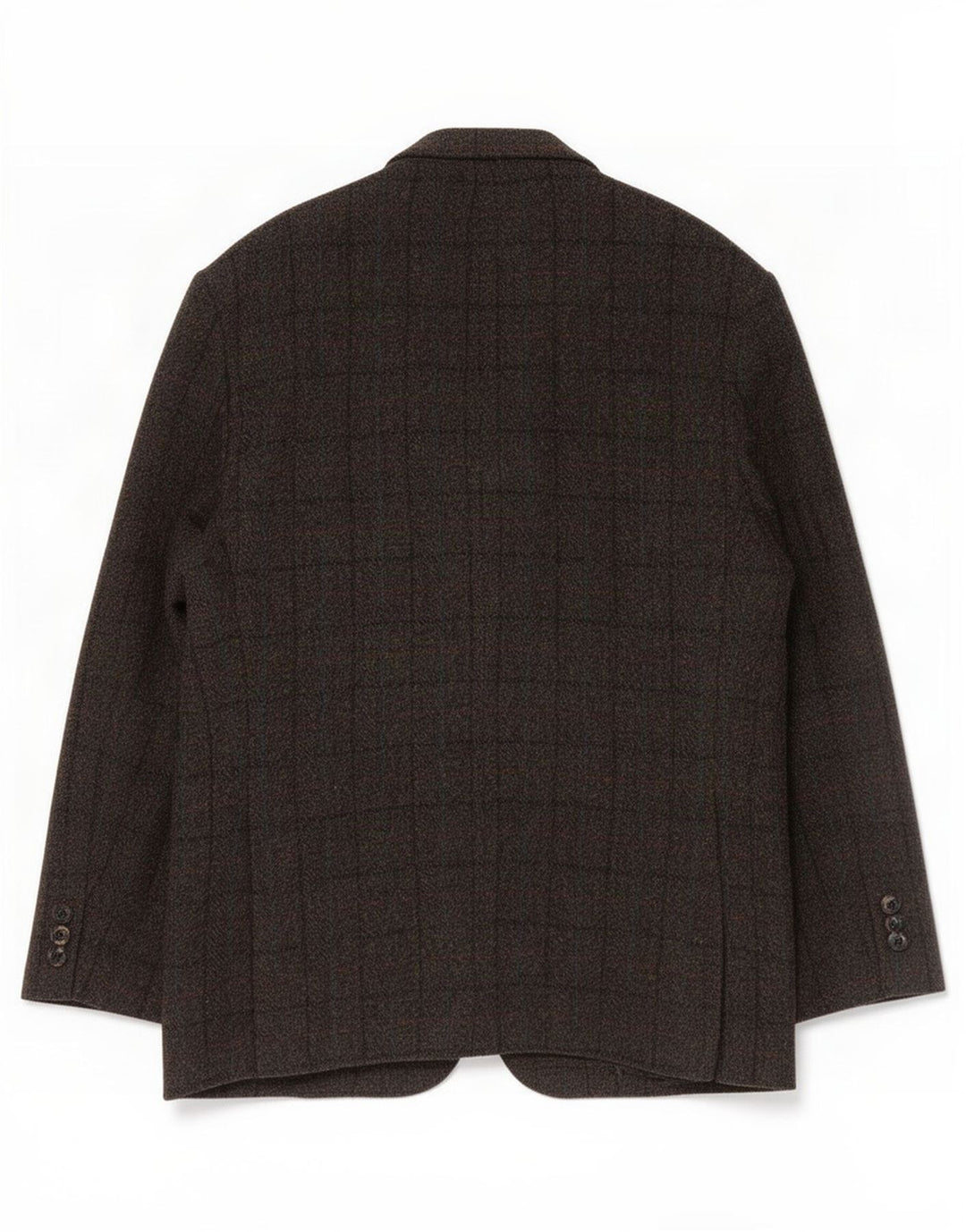 Marks & Spencer Herre Harris Tweed Blazer Jacket UK 42 Large Khaki Check
