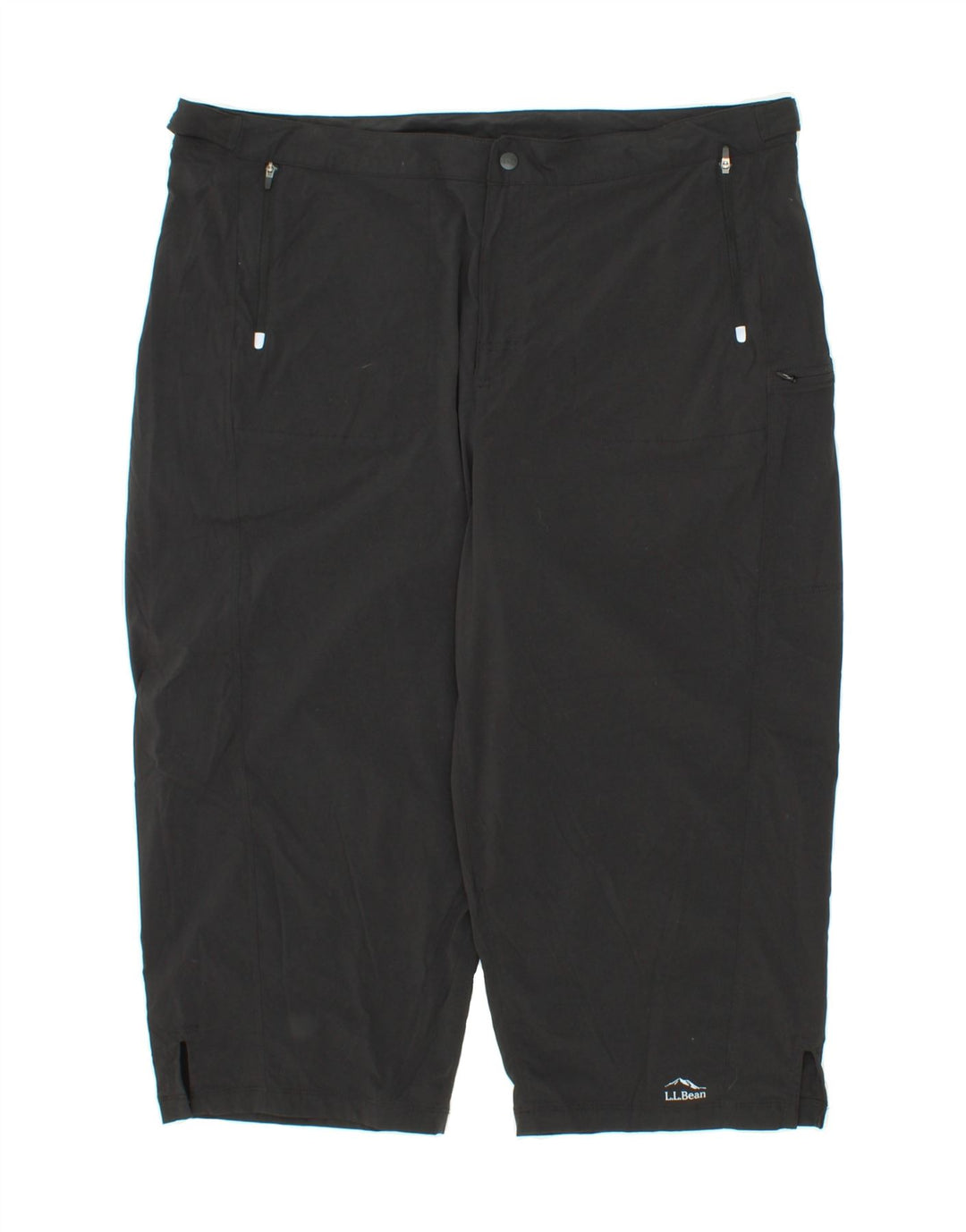 L.L.BEAN Womens Cargo Bermuda Shorts XL W38  Black Nylon Vintage L.L.Bean and Second-Hand L.L.Bean from Messina Hembry 