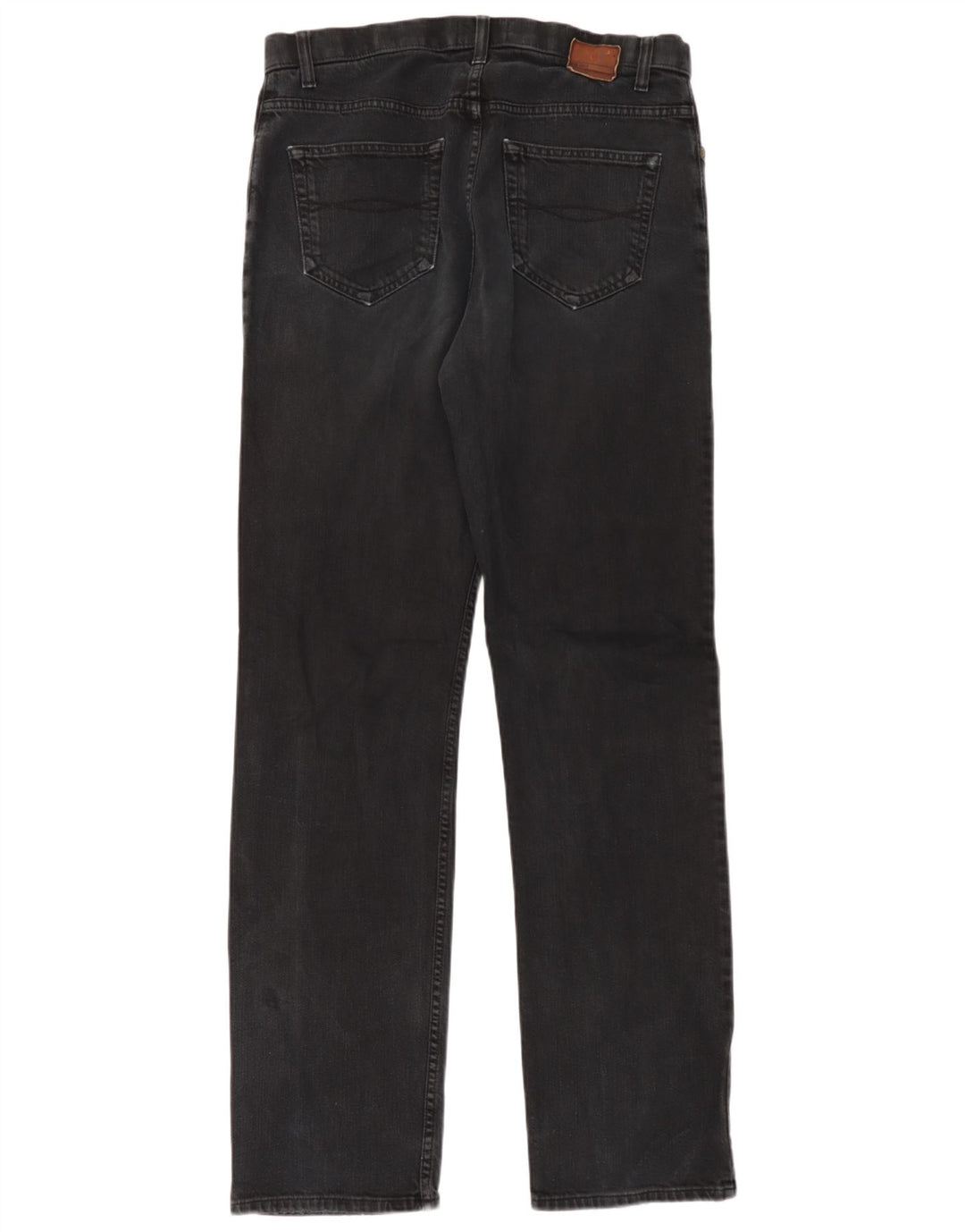 Marks & Spencer Herre Blue Harbor Straight Jeans W34 L35 Sort Bomuld