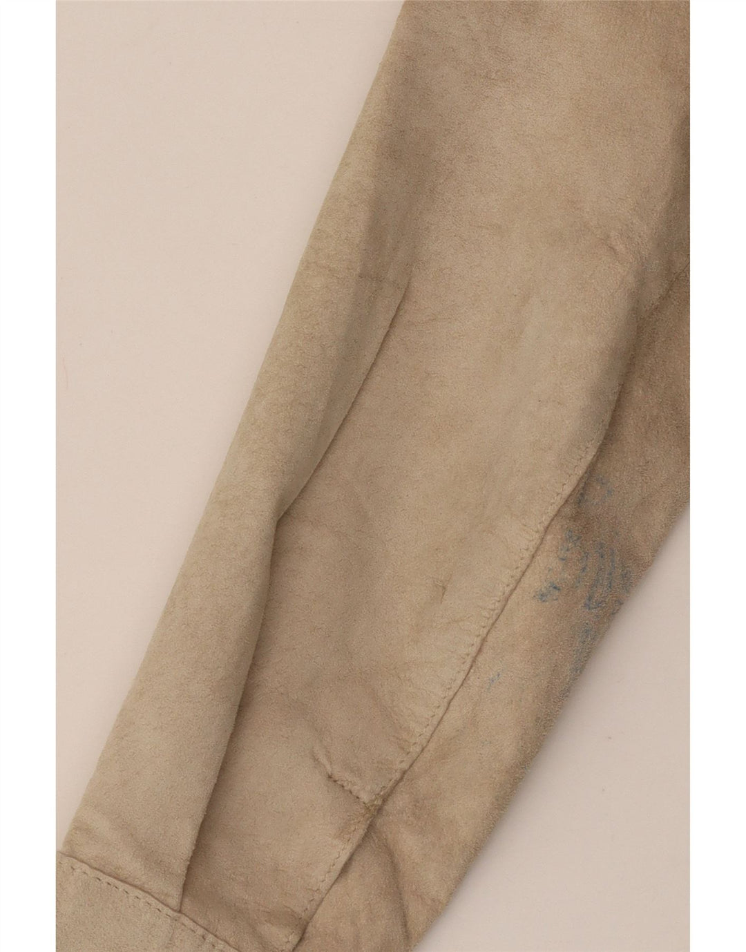 Conbipel Dame Ruskindsjakke IT 48 XL Beige Læder