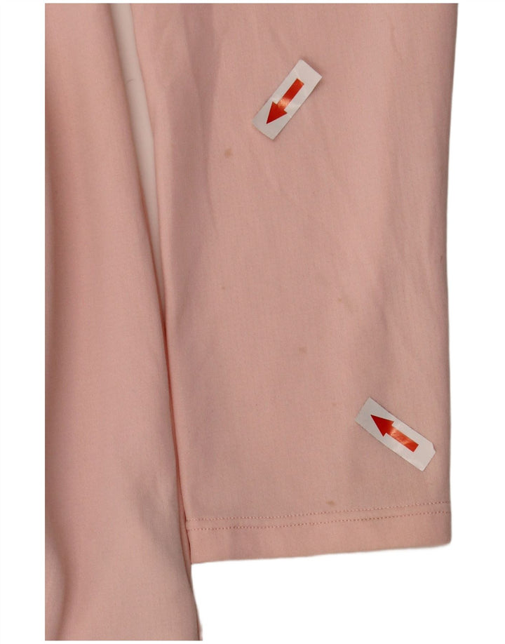 Nike Dame Oversized Grafisk Pullover med lynlås-hals Træningsdragt Top UK 6 XS Pink
