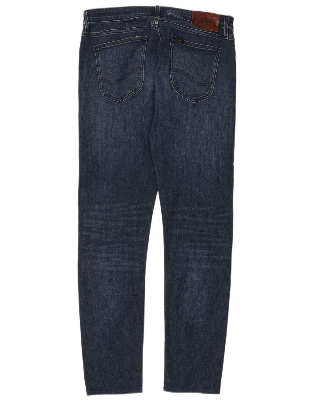 Lee Herre Malone Slim Jeans W34 L34 Marineblå Bomuld