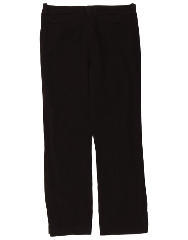 Lee Womens Perfect Fit Straight Casual Bukser W36 L30 Sort Bomuld