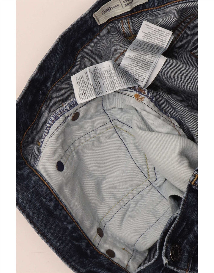 Gap Straight Jeans til mænd W32 L30 Blå Bomuld