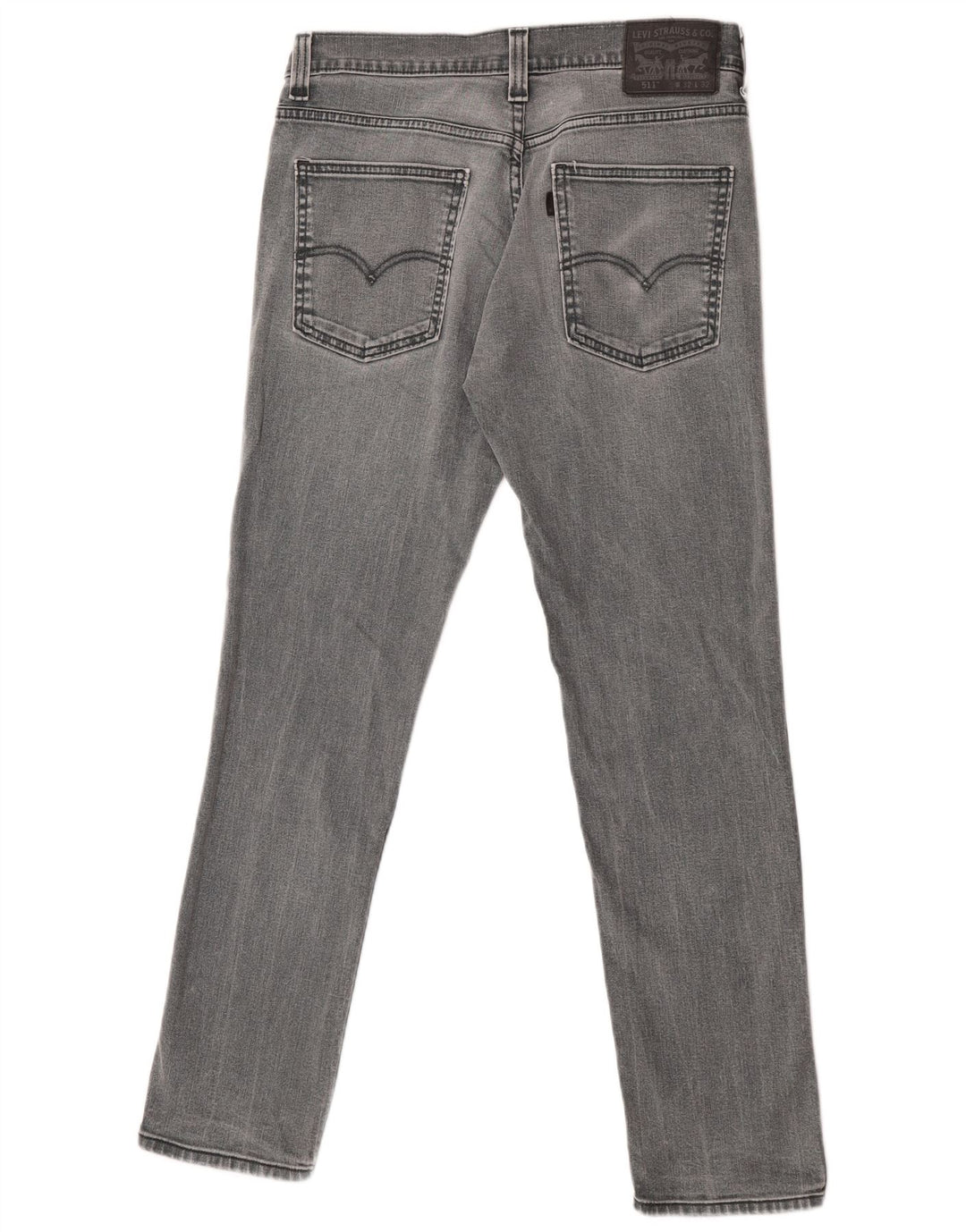 Levi's Herre 511 Slim Jeans W32 L32 Grå Bomuld