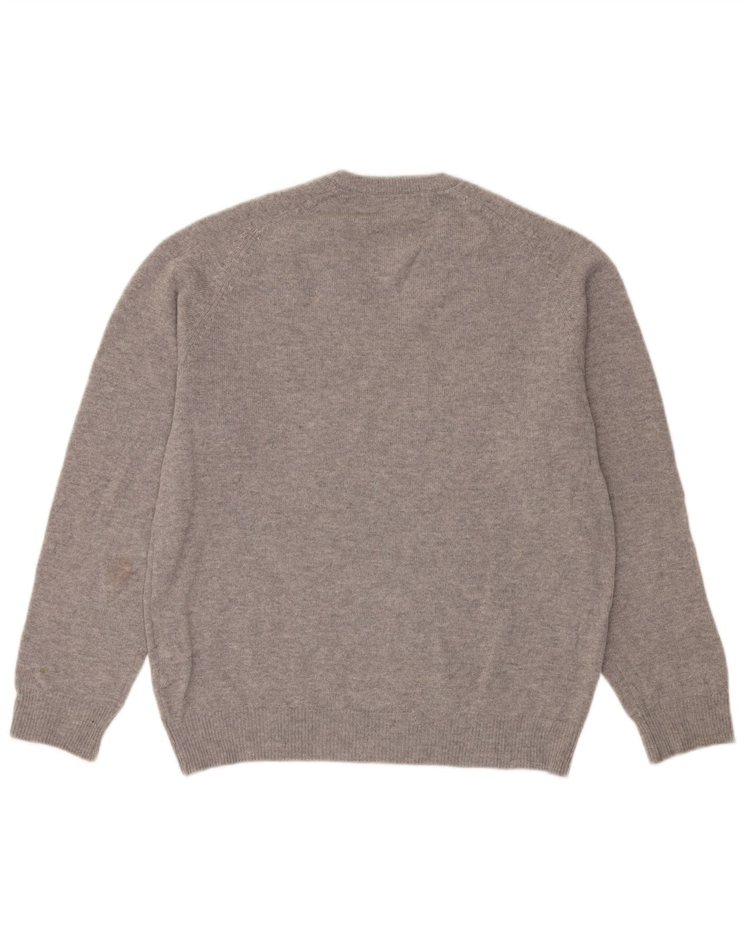 Marks & Spencer Herre Regular Fit V-hals sweater mellemgrå
